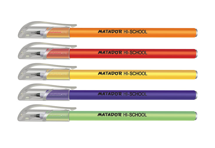 Matador Hi-School Ball Pen Black Ink