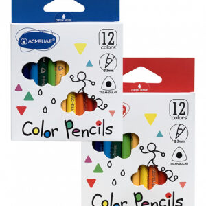 Acmeliae Super Quality Triangular Shape End-cutting Color Pencil