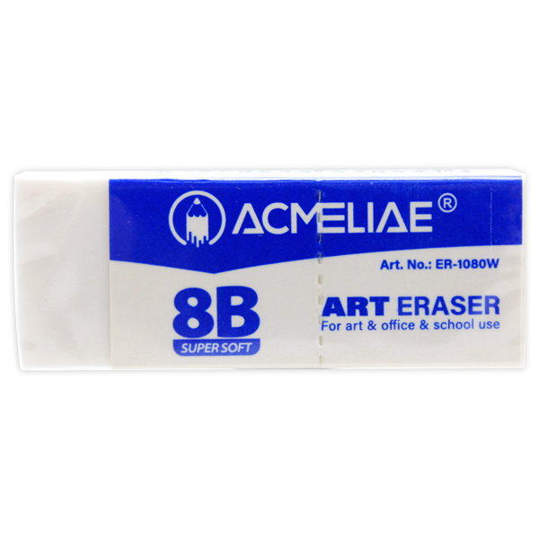 Acmeliae 8B Super Soft Art Eraser ER-1080W - Image 4