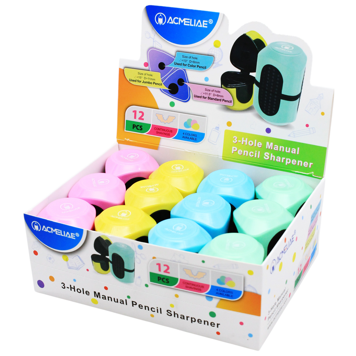 Acmeliae 3 Hole Sharpener (SP-002)