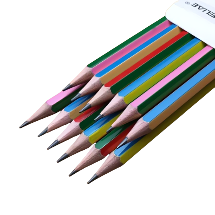 Acmeliae HB MultiColor Striped Body Graphite Pencil (12pcs/Box) - Image 2