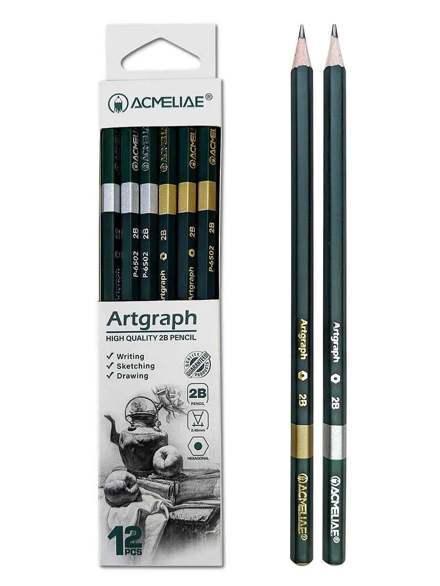 Acmeliae 2B Pencil - 12 Pcs