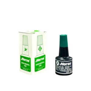 Horse Stamp Pad Refill Ink 30cc Green