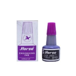 Horse Stamp Pad Refill Ink 30cc Violet