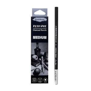Acmeliae Medium Charcoal Pencils 12pcs set (43138)