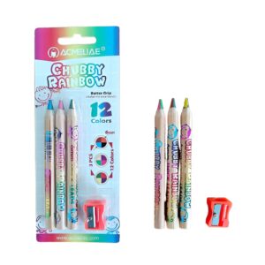 Acmeliae Chubby Rainbow Pencils Set (43069)