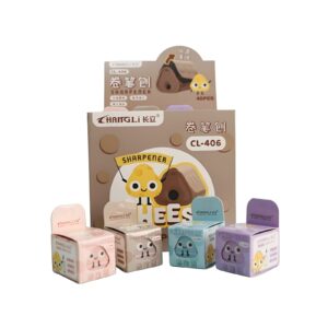 Changli CL-406 Cheese Fun Curling Pencil Sharpener (4pcs)