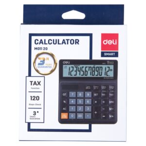 The Deli EM01120 Desktop Calculator