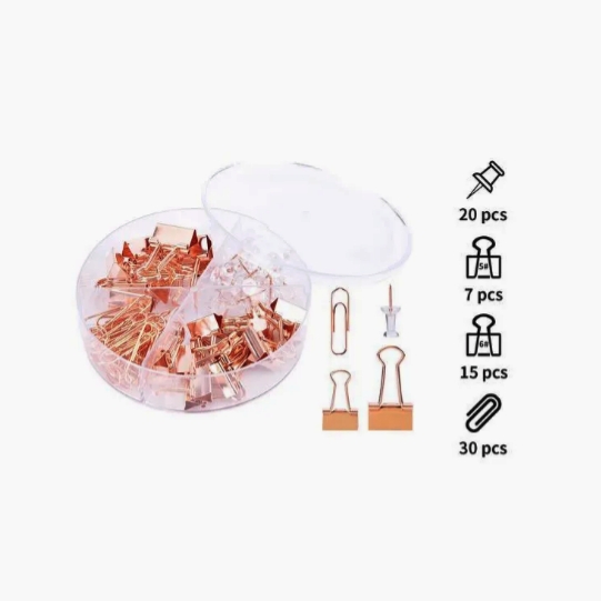Deli 78553 Premium Clip and Pin Set - Image 3