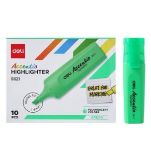 Deli S621 Highlighter (Green)