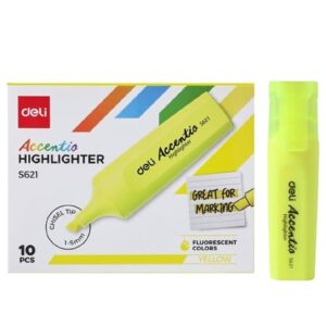 Deli S621 Highlighter (Yellow)