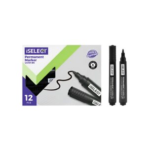 Deli iSelect Permanent Marker (UU101-Bk)