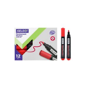 Deli iSelect Permanent Marker (UU101-RD)