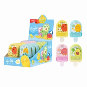 Deli E71122 Ice Cream Eraser Set