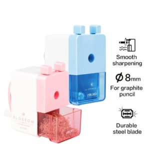 Deli EH515 is a manual rotary pencil sharpener